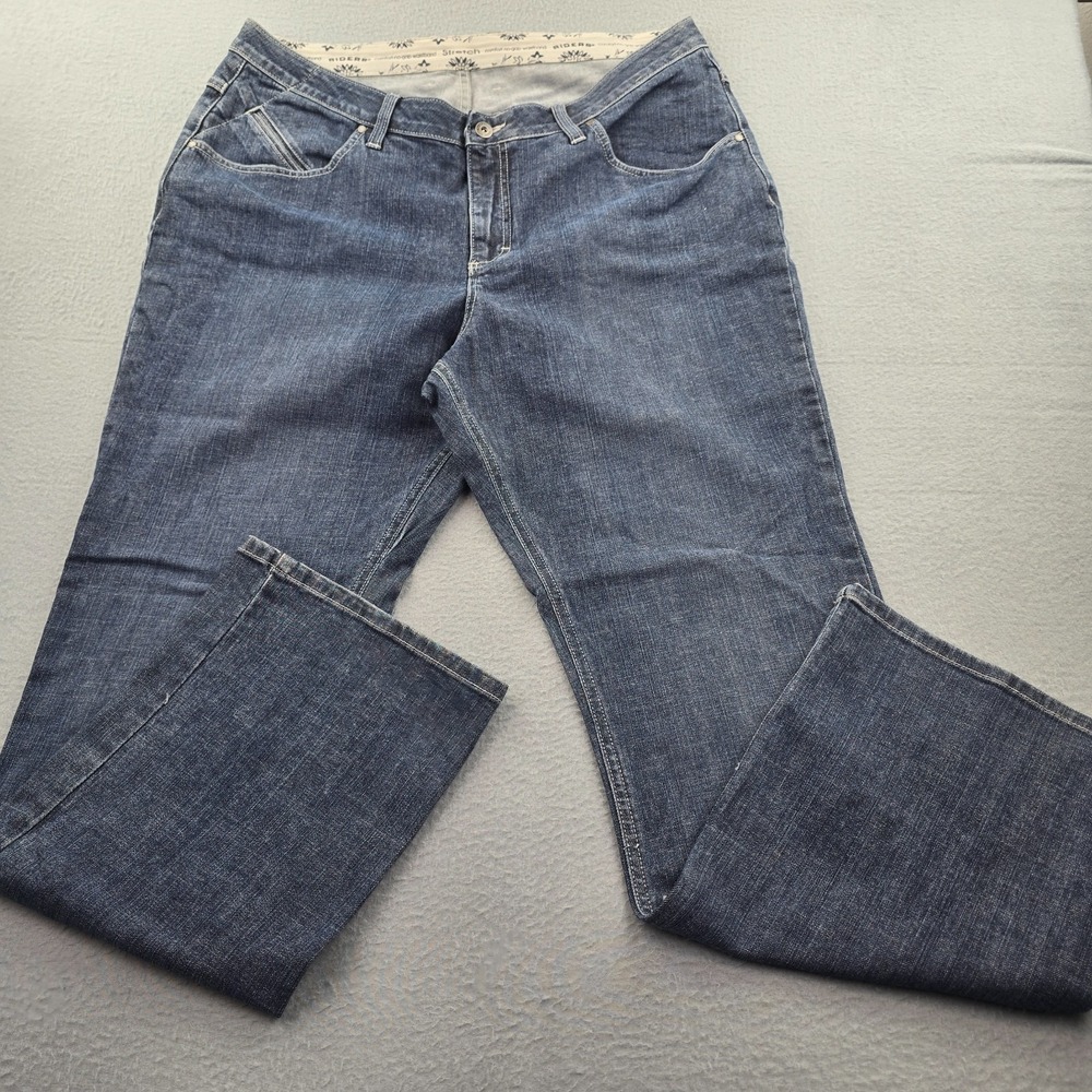 Riders by Lee Jeans Womens W16/32M Blue Denim High Rise Comfort-No-Gap Waistband